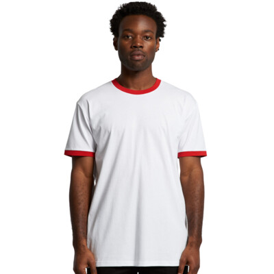 AS Colour Mens Ringer Tee Thumbnail