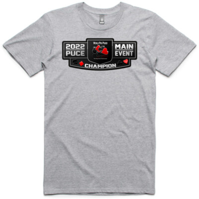 WPP 2022 Main Event Champion - Eric Puce Shirt Thumbnail